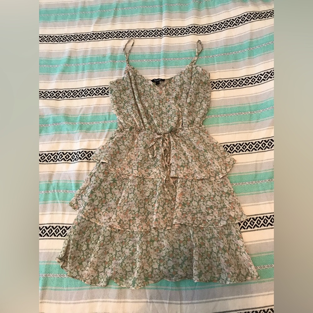 TRIXXI Dress | Floral Ruffle Dress